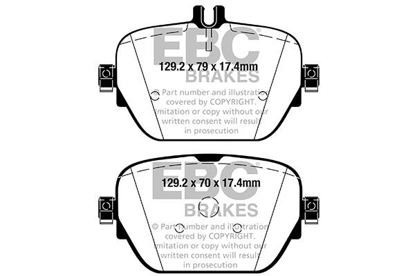 EBC DP22314 Brake Pad Set, disc brake DP22314