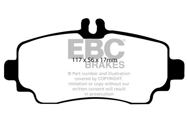 EBC DP21170 Brake Pad Set, disc brake DP21170