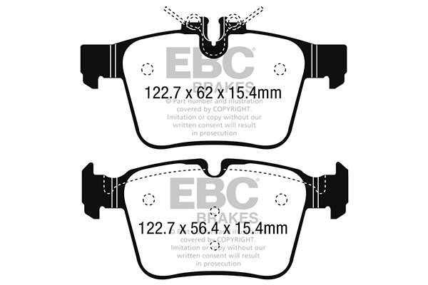 EBC DP42215R Brake Pad Set, disc brake DP42215R