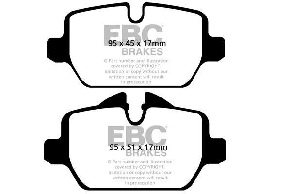 EBC DP31576C Brake Pad Set, disc brake DP31576C
