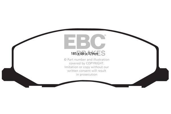 EBC DP42015R Brake Pad Set, disc brake DP42015R