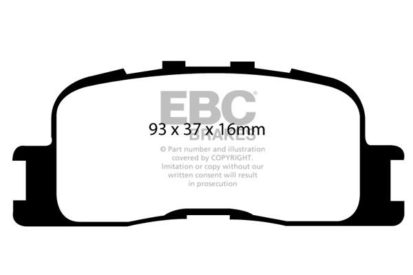 EBC DP21716 Brake Pad Set, disc brake DP21716