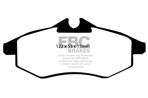 EBC DP21434 Brake Pad Set, disc brake DP21434
