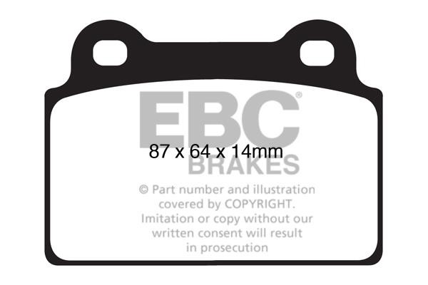 DP31985C EBC Brake pad set