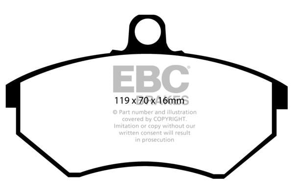 EBC DP5841NDX Brake Pad Set, disc brake DP5841NDX
