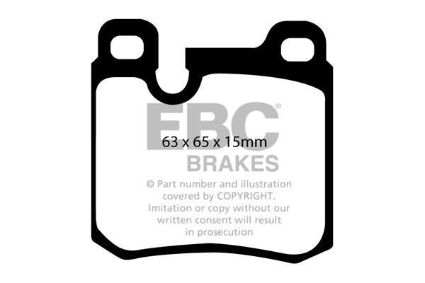 EBC DP4996R Brake Pad Set, disc brake DP4996R