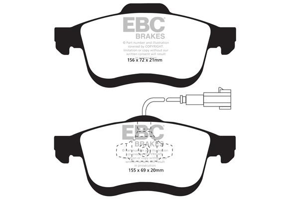 EBC DP22010 Brake Pad Set, disc brake DP22010