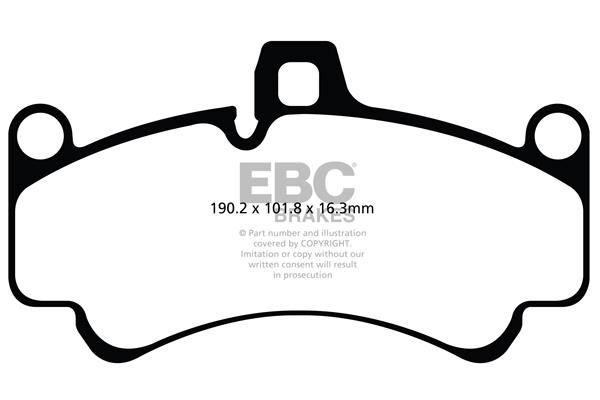 EBC DP41516R Brake Pad Set, disc brake DP41516R