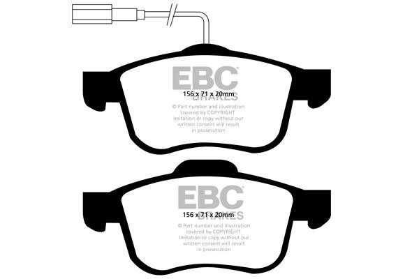 EBC DP21904 Brake Pad Set, disc brake DP21904