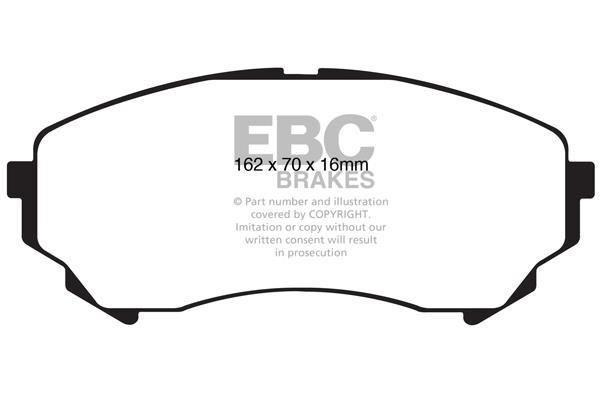 EBC DP21828 Brake Pad Set, disc brake DP21828