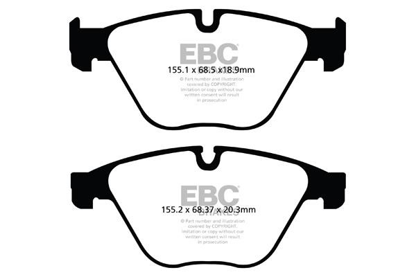 EBC DP42103R Brake Pad Set, disc brake DP42103R