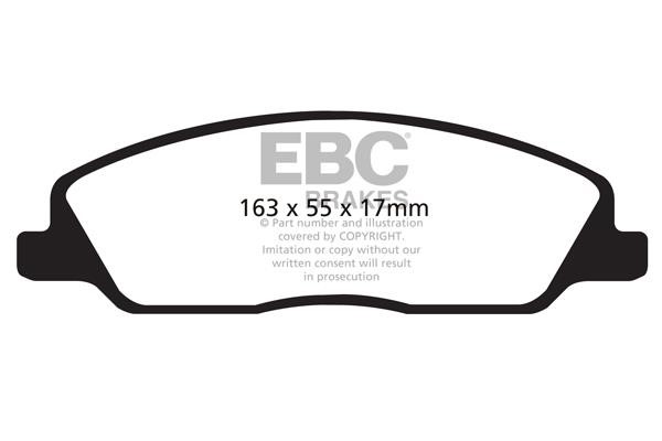EBC DP31869C Brake Pad Set, disc brake DP31869C