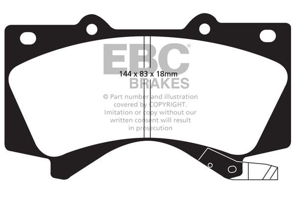 EBC DP61815 Brake Pad Set, disc brake DP61815