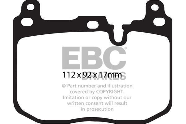 EBC DP52130NDX Brake Pad Set, disc brake DP52130NDX