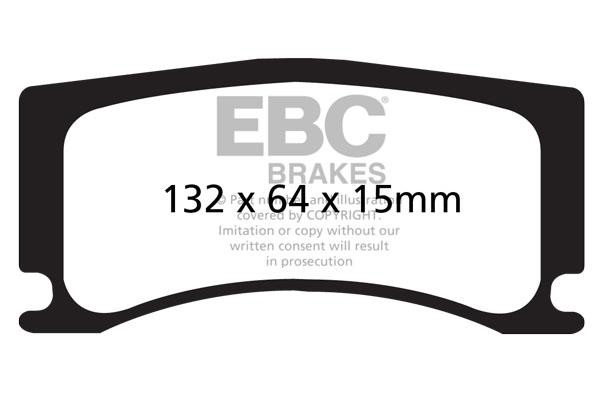 EBC DP42112R Brake Pad Set, disc brake DP42112R