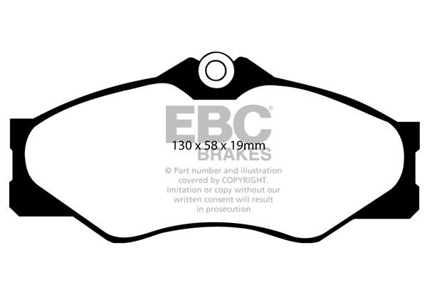 EBC DP2654 Brake Pad Set, disc brake DP2654