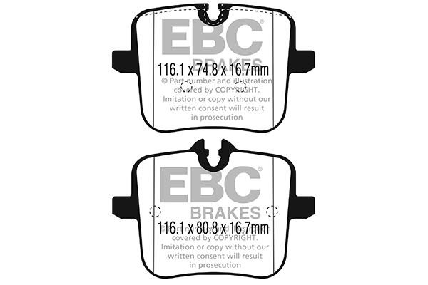 Disc brake pad set BMW 4 series: DP32320C EBC Brake pad set