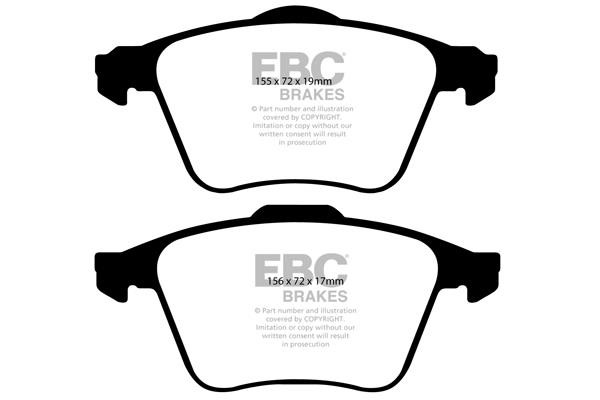 EBC DP21679 Brake Pad Set, disc brake DP21679