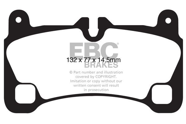 EBC DP41836R Brake Pad Set, disc brake DP41836R