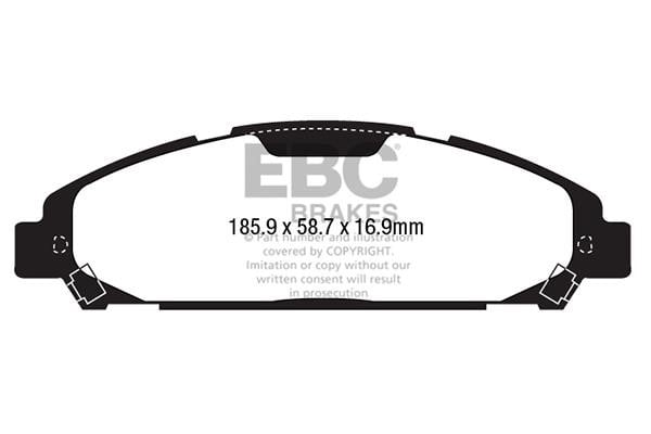 EBC DP33039C Brake Pad Set, disc brake DP33039C