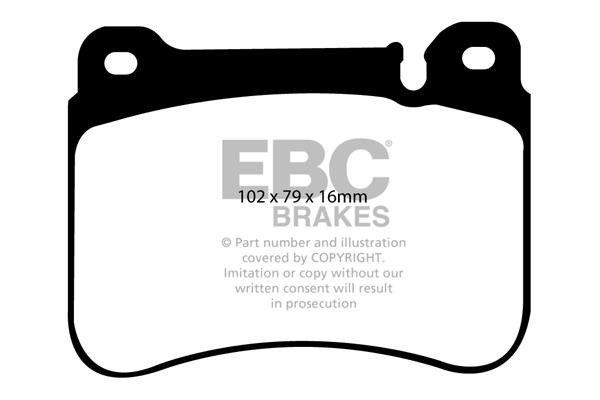 EBC DP21590 Brake Pad Set, disc brake DP21590