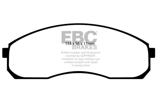 EBC DP21423 Brake Pad Set, disc brake DP21423