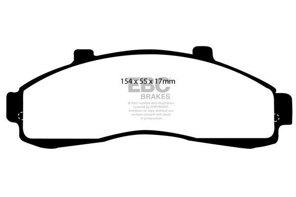 EBC DP61199 Brake Pad Set, disc brake DP61199