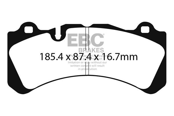 EBC DP4071R Brake Pad Set, disc brake DP4071R
