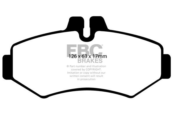 EBC DP41298R Brake Pad Set, disc brake DP41298R