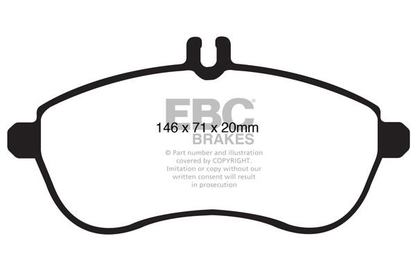 EBC DP31989C Brake Pad Set, disc brake DP31989C