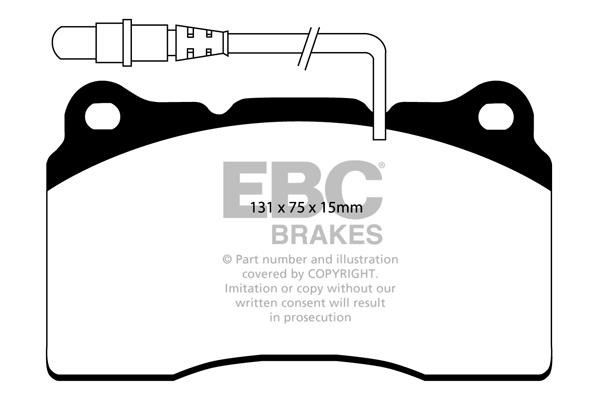 EBC DP21419 Brake Pad Set, disc brake DP21419