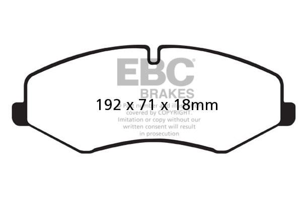EBC DP42060R Brake Pad Set, disc brake DP42060R
