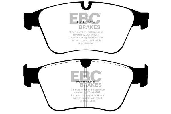 EBC DP41937R Brake Pad Set, disc brake DP41937R