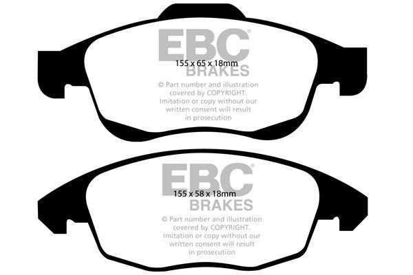 EBC DP21959 Brake Pad Set, disc brake DP21959