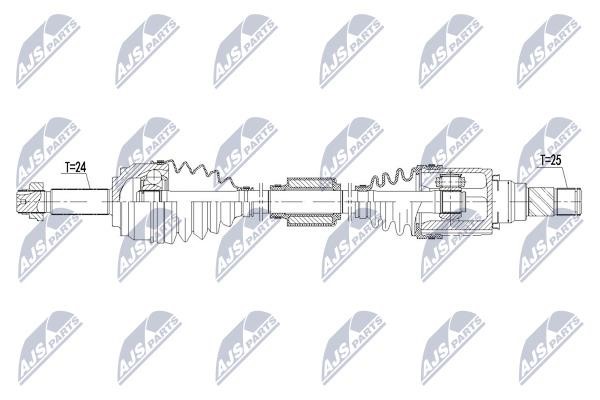 Drive shaft NTY NPW-MS-065