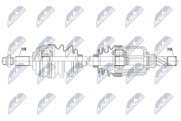 Drive shaft NTY NPW-RE-146
