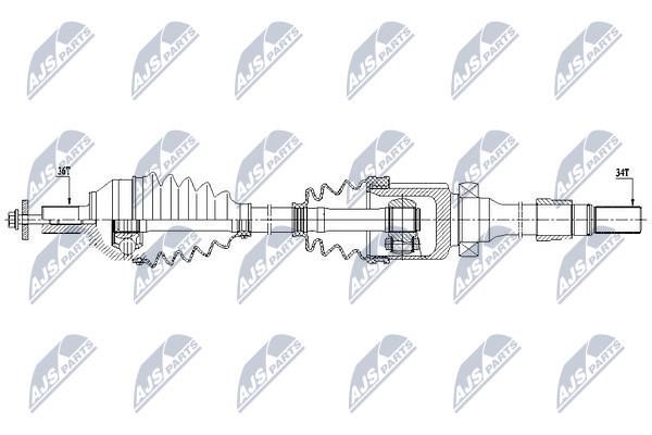 NTY Drive shaft – price 373 PLN