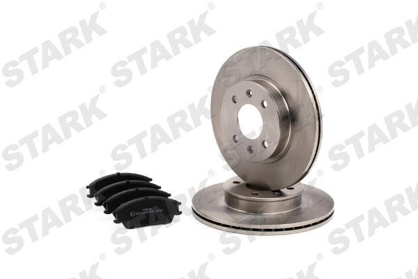 Front ventilated brake discs with pads, set Stark SKBK-1090100