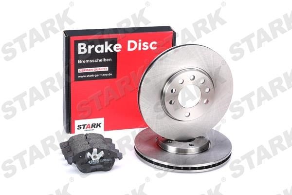 Stark SKBK-1090137 Front ventilated brake discs with pads, set SKBK1090137