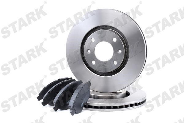 Stark SKBK-1090049 Front ventilated brake discs with pads, set SKBK1090049