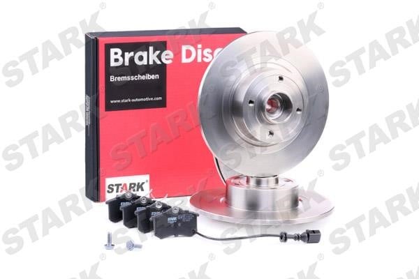 Stark SKBK-1090119 Brake discs with pads rear non-ventilated, set SKBK1090119