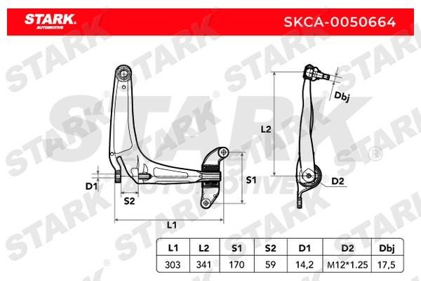 Stark SKCA-0050664 Track Control Arm SKCA0050664