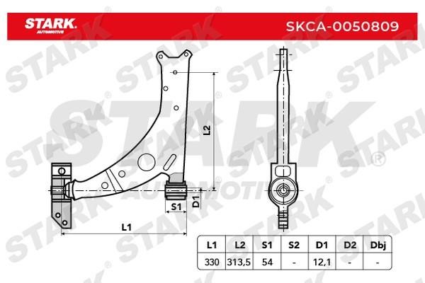 Stark SKCA-0050809 Track Control Arm SKCA0050809