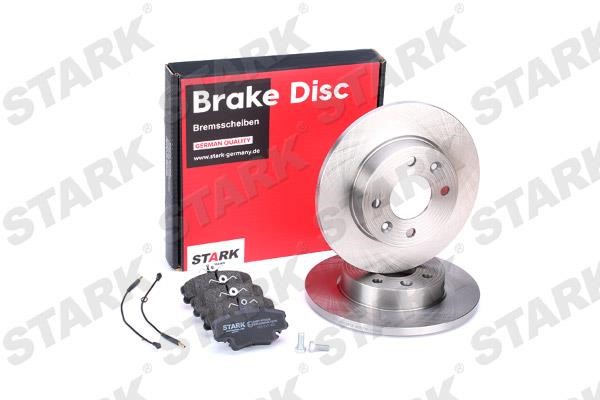 Stark SKBK-1090094 Brake discs with pads front non-ventilated, set SKBK1090094