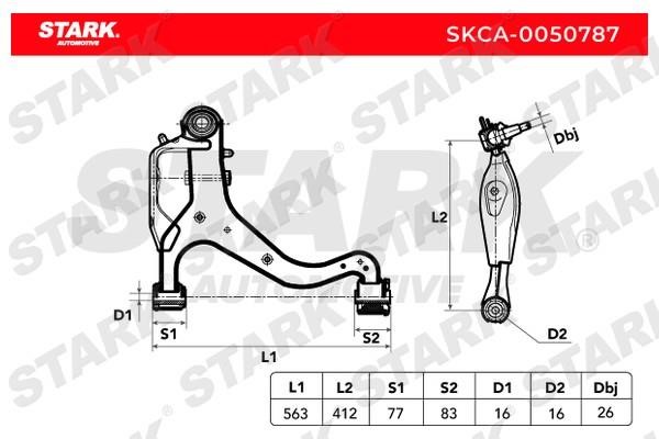 Stark SKCA-0050787 Track Control Arm SKCA0050787