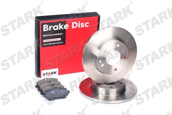 Stark SKBK-1090066 Brake discs with pads front non-ventilated, set SKBK1090066
