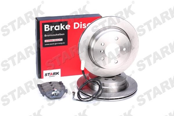 Stark SKBK-1090333 Rear ventilated brake discs with pads, set SKBK1090333