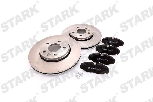Stark SKBK-1090206 Front ventilated brake discs with pads, set SKBK1090206