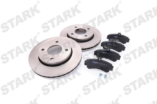 Stark SKBK-1090054 Front ventilated brake discs with pads, set SKBK1090054