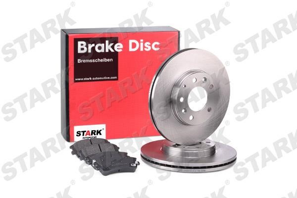 Front ventilated brake discs with pads, set Stark SKBK-1090101
